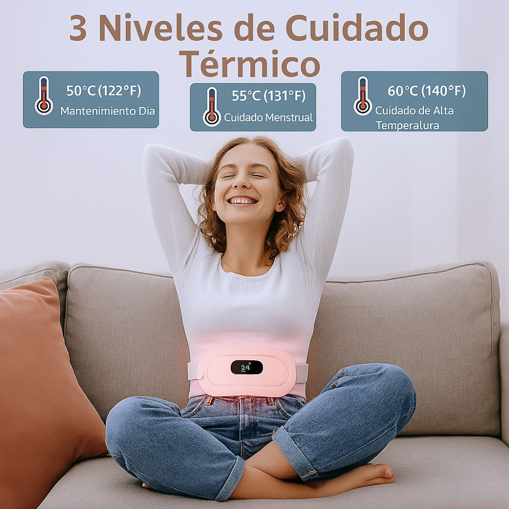 CALMAHEAT™ 🔥💆‍♀️ - ¡EL MEJOR ALIADO PARA TU CICLO MENSTRUAL! 🌸
