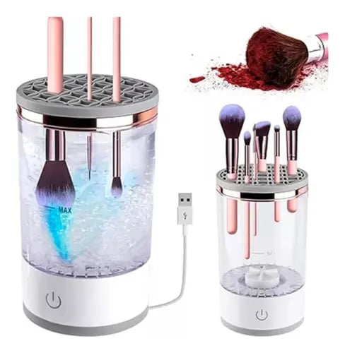 LIMPIADOR DE BROCHAS DE MAQUILLAJE ELECTRICO + ENVIO GRATIS🛍️