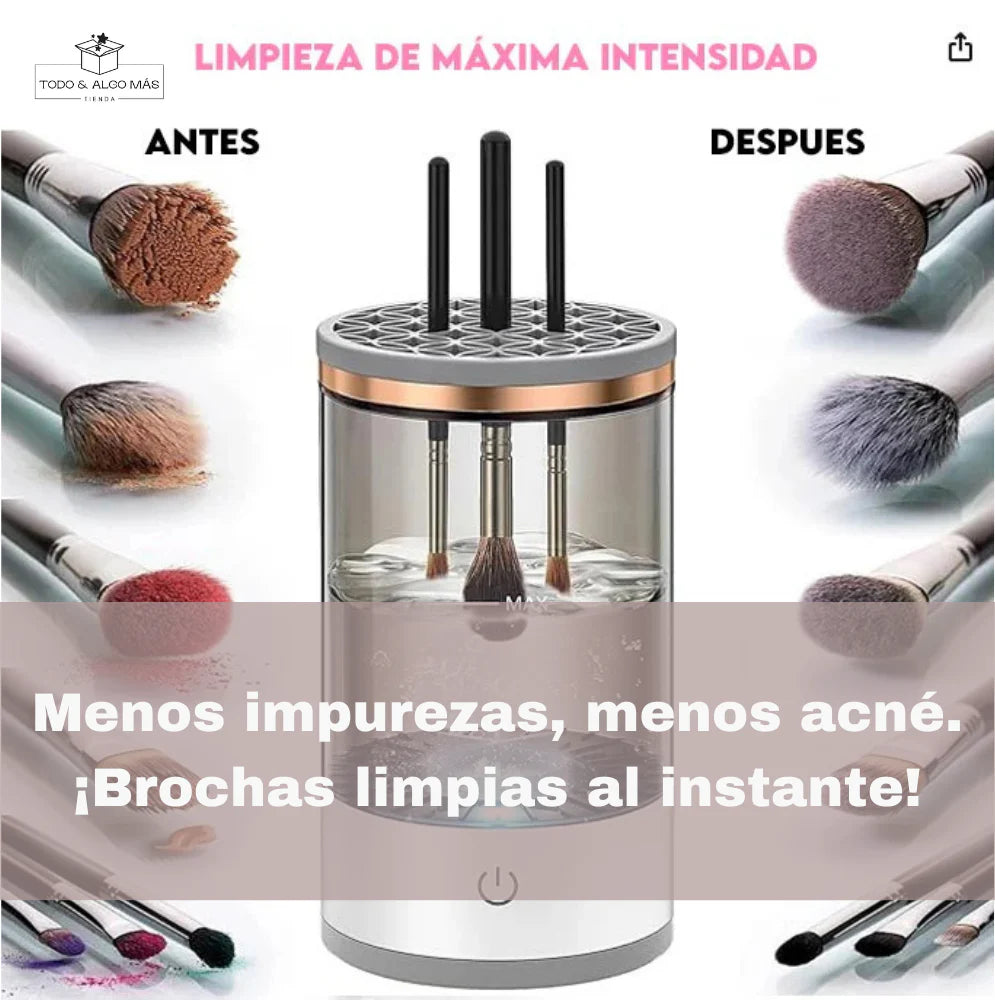 LIMPIADOR DE BROCHAS DE MAQUILLAJE ELECTRICO + ENVIO GRATIS🛍️